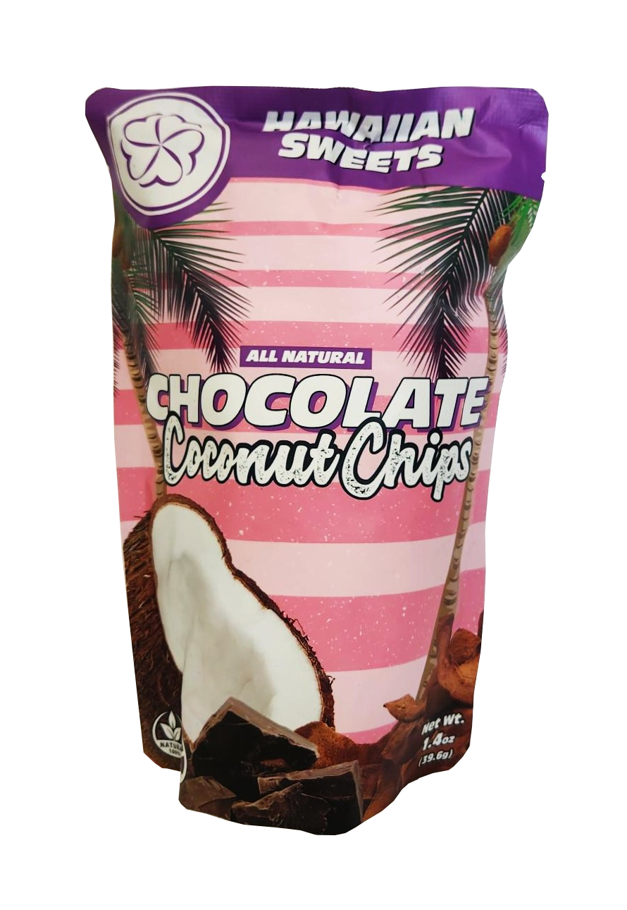 Hawaiian Sweets Chocolate Coconut Chips 1.4oz