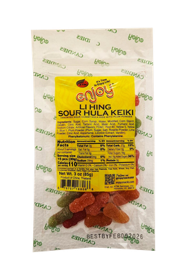 Enjoy Li Hing Sour Hula Keiki 3oz