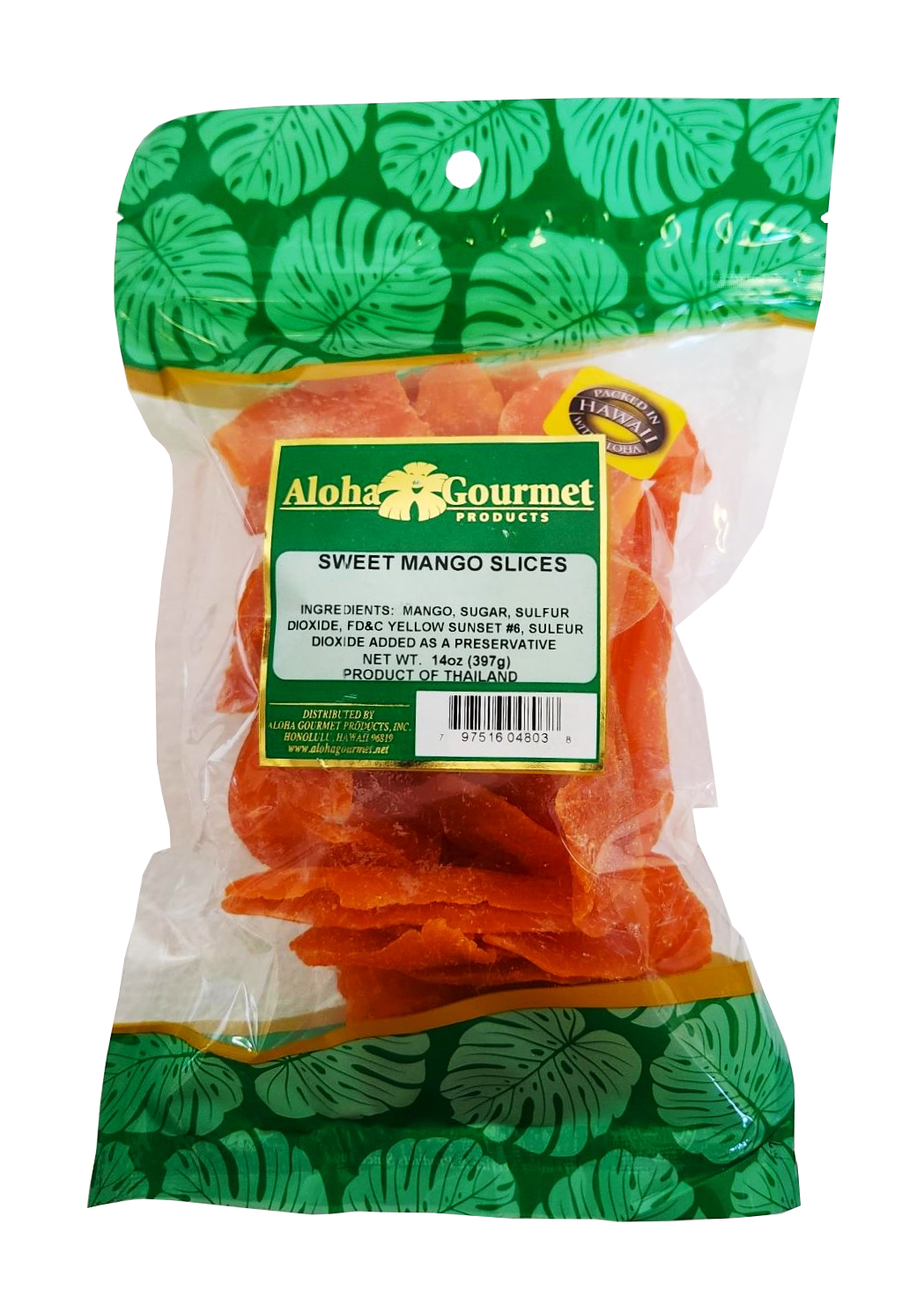 Aloha Gourmet Sweet Mango Slices 14oz.