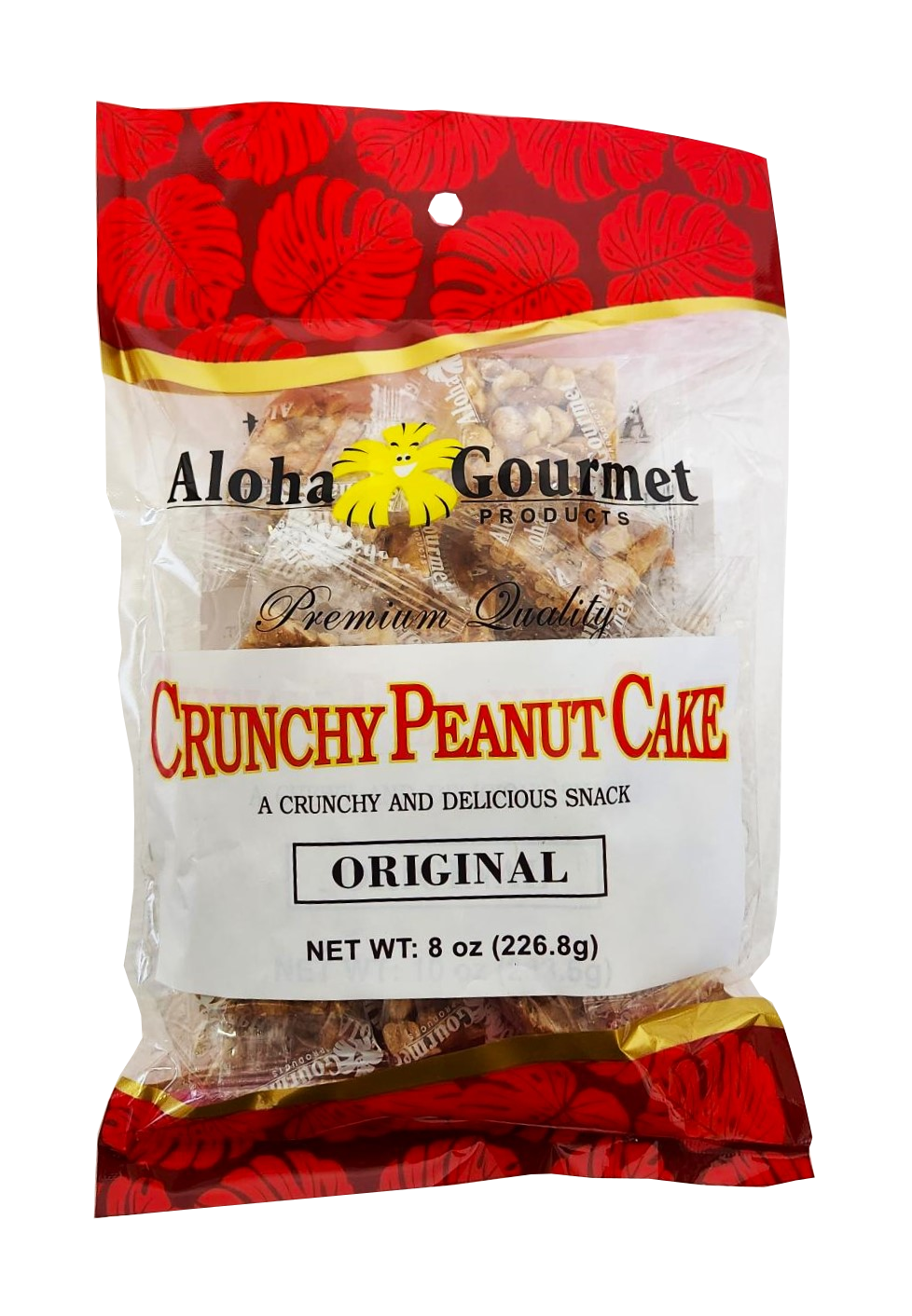 Aloha Gourmet Crunchy Peanut Cake 8oz.