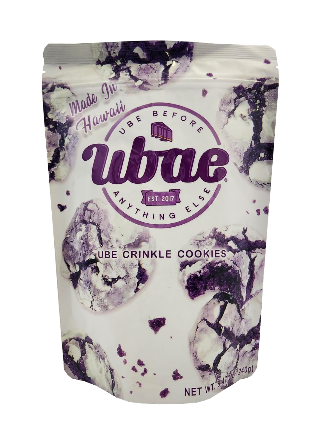 Ubae Ube Crinkle Cookies 8.47oz