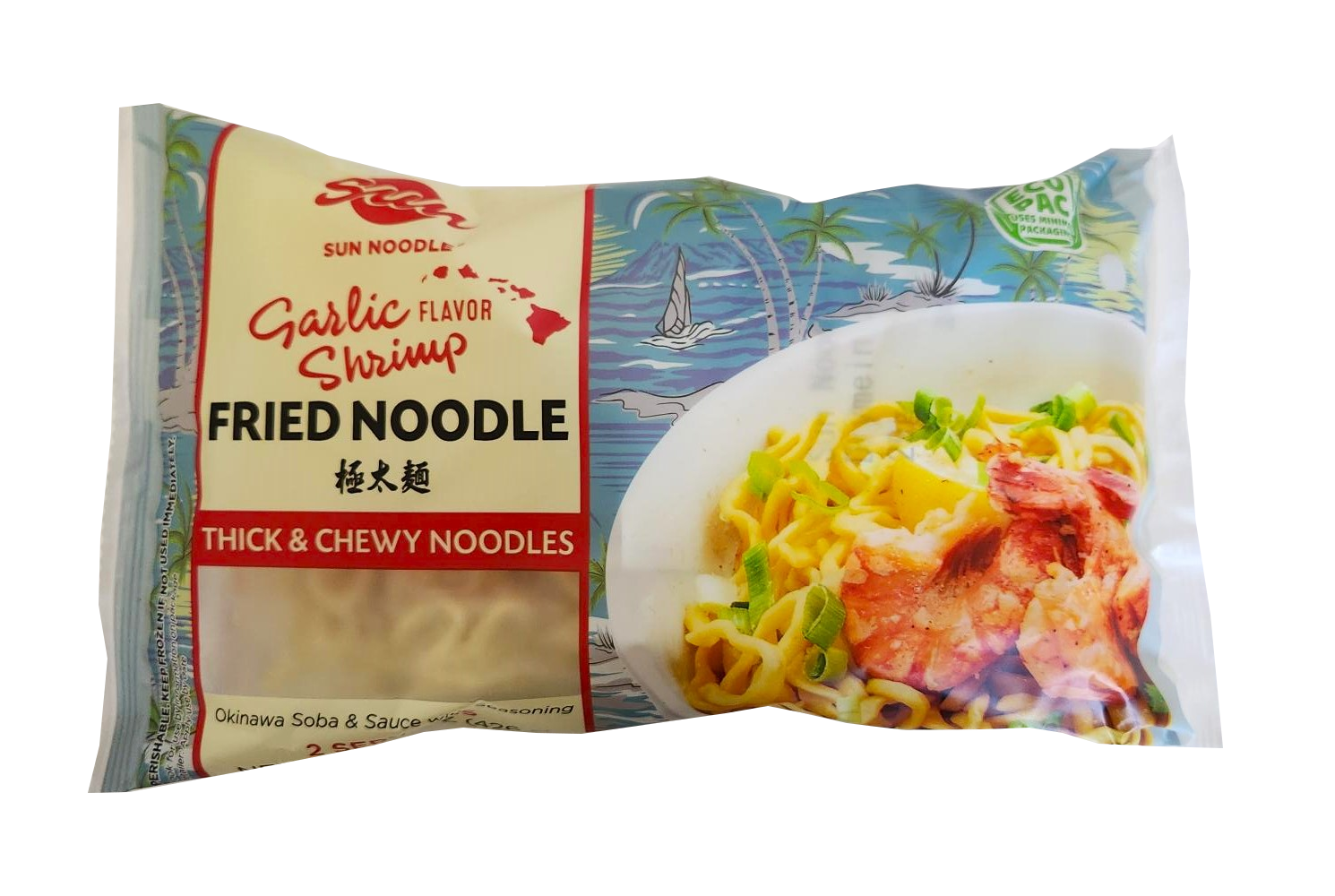 Sun Noodle Brand Garlic Shrimp Flavor Fried Noodle 15oz