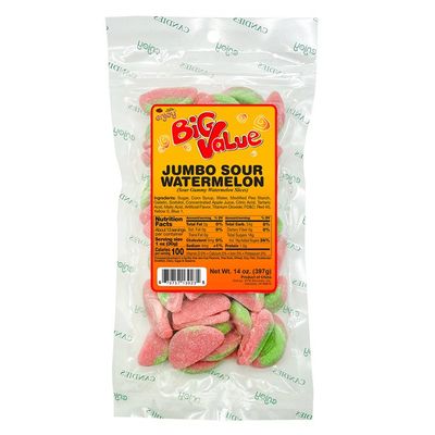 Enjoy Big Value Li Hing Jumbo Sour Watermelon 14oz