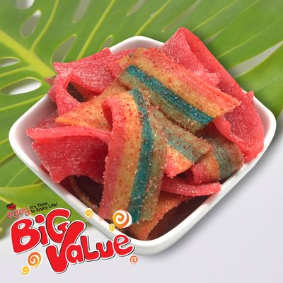 Enjoy Big Value Li Hing Rainbow Sour Belts 8oz