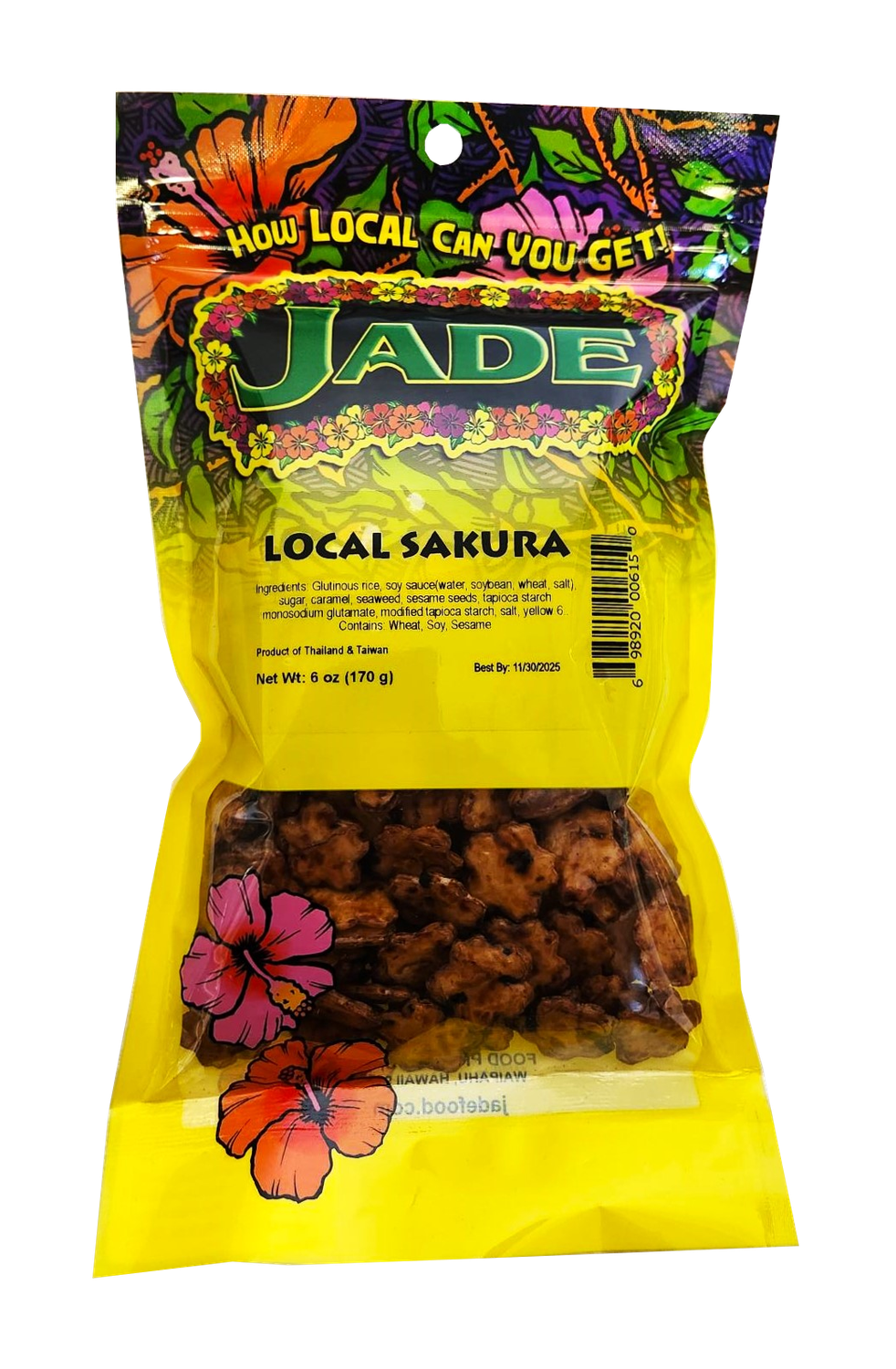 Jade Local Sakura Arare 6 oz