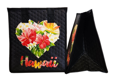 Tropical Paper Garden - Insulated Small Bag - WITH LOVE BLACK PET
