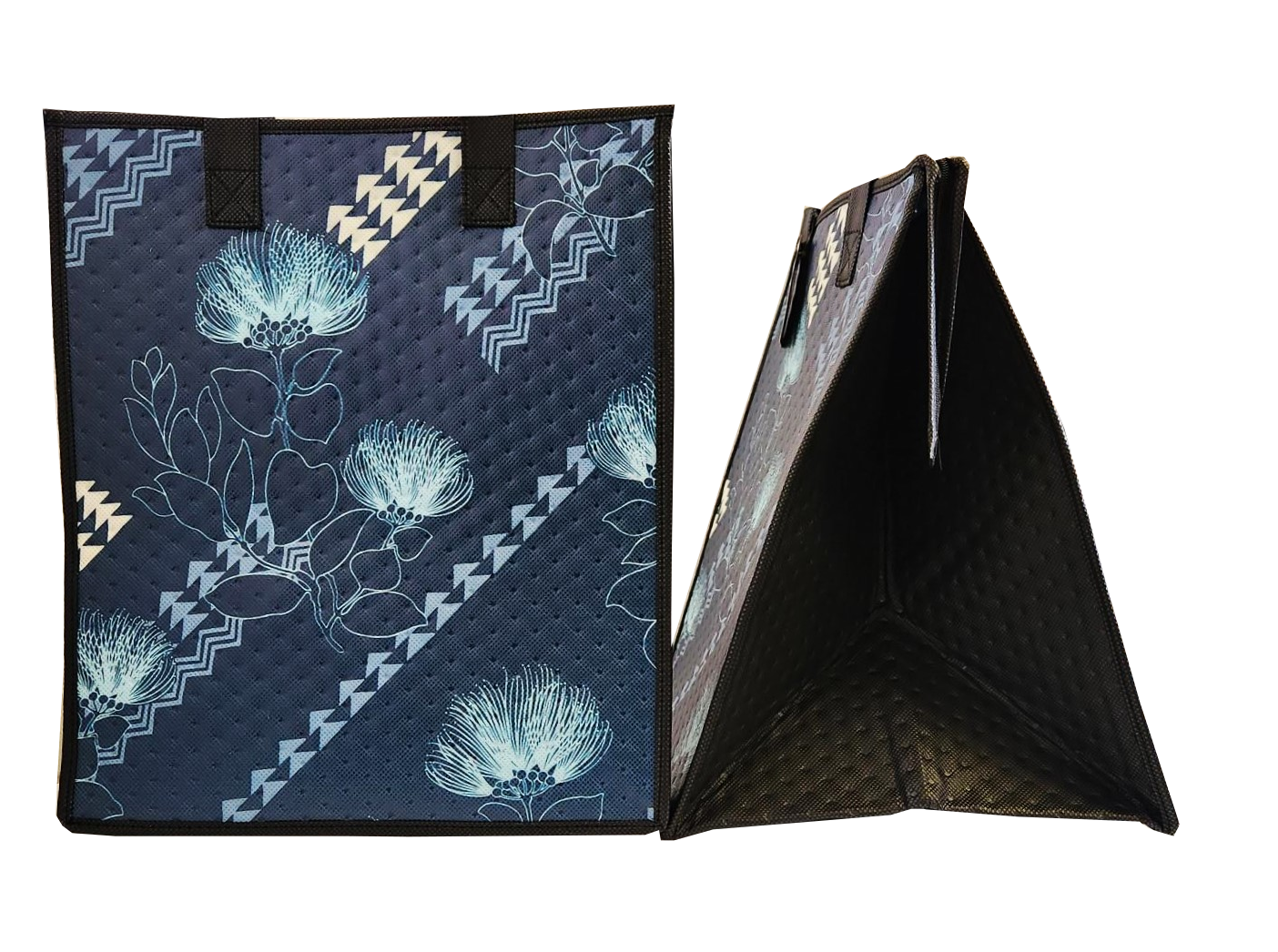 Tropical Paper Garden - Insulated Large Bag - WIND DOWN NAVY LRG