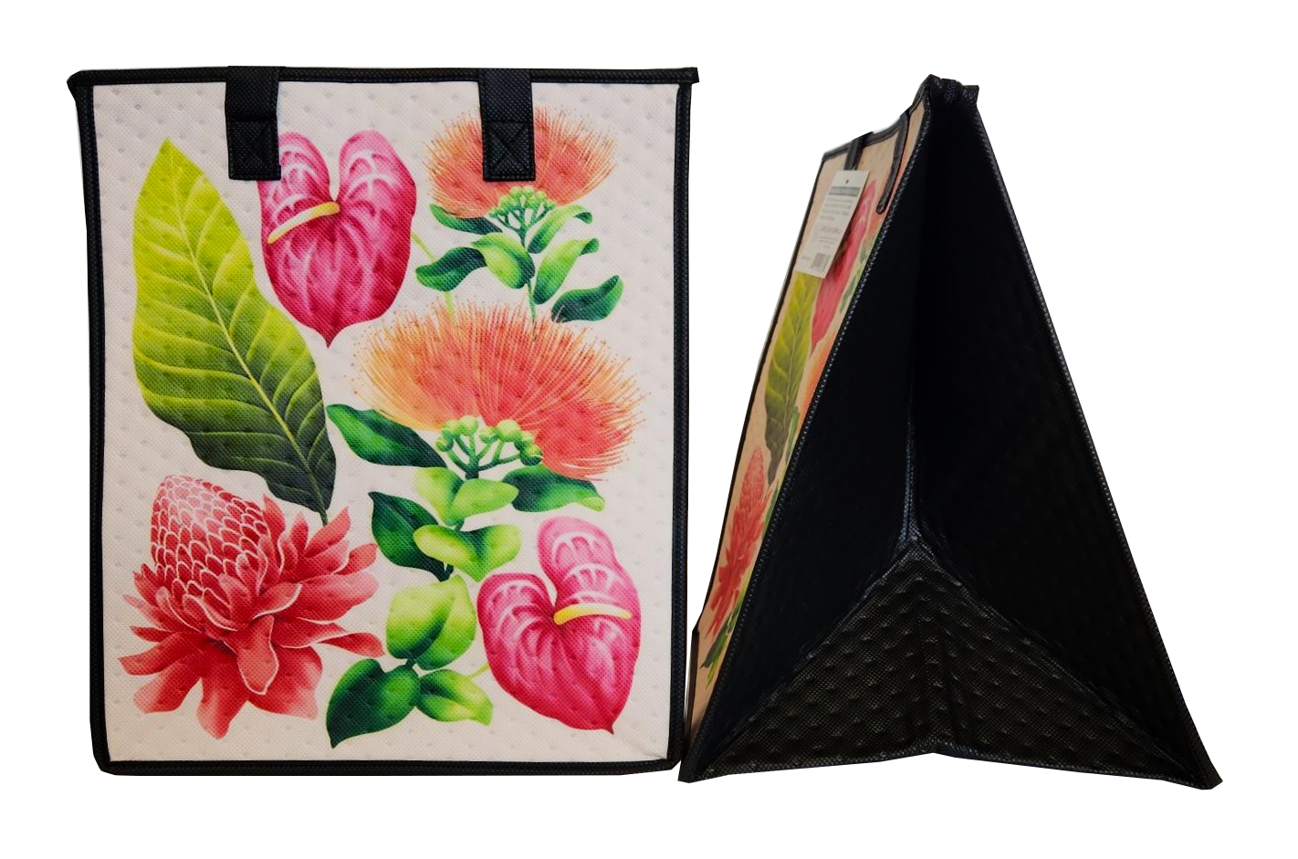 Tropical Paper Garden - Insulated Large Bag - FABLED CREAM LRG