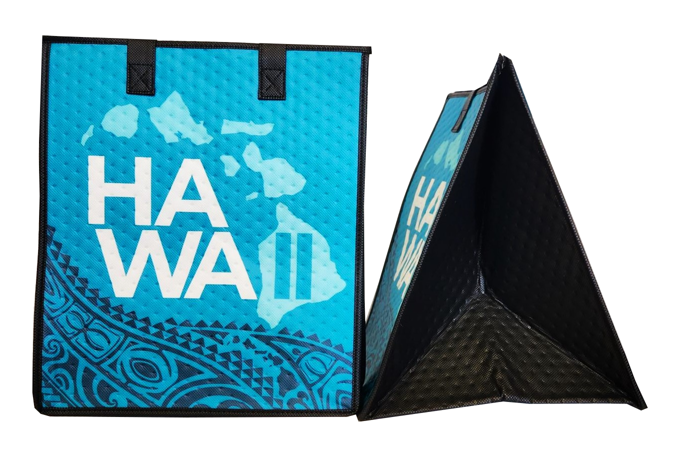 Tropical Paper Garden - Insulated Large Bag - CHAIN TEAL LRG