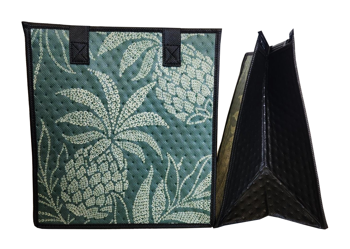 Tropical Paper Garden - Insulated Medium Bag - FRUITLET GREEN MED