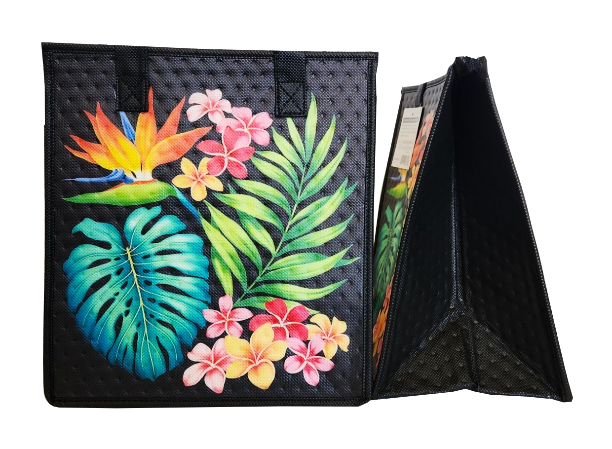 Tropical Paper Garden - Insulated Medium Bag - HISTORIC BLACK MED
