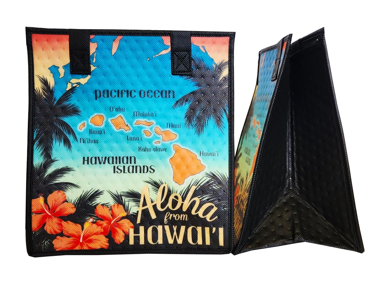 Tropical Paper Garden - Insulated Medium Bag - VOYAGER SUNSET MED