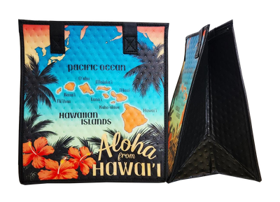 Tropical Paper Garden - Insulated Medium Bag - VOYAGER SUNSET MED