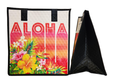 Tropical Paper Garden - Insulated Medium Bag - DUSK CREAM MED