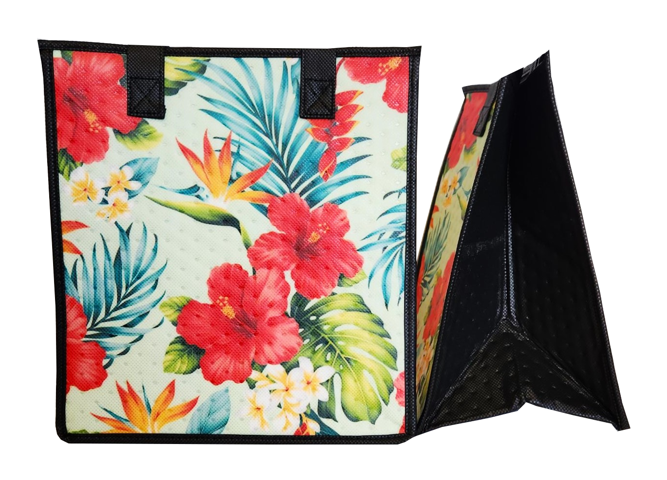 Tropical Paper Garden - Insulated Medium Bag - ABUNDANCE SAGE