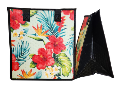 Tropical Paper Garden - Insulated Medium Bag - ABUNDANCE SAGE