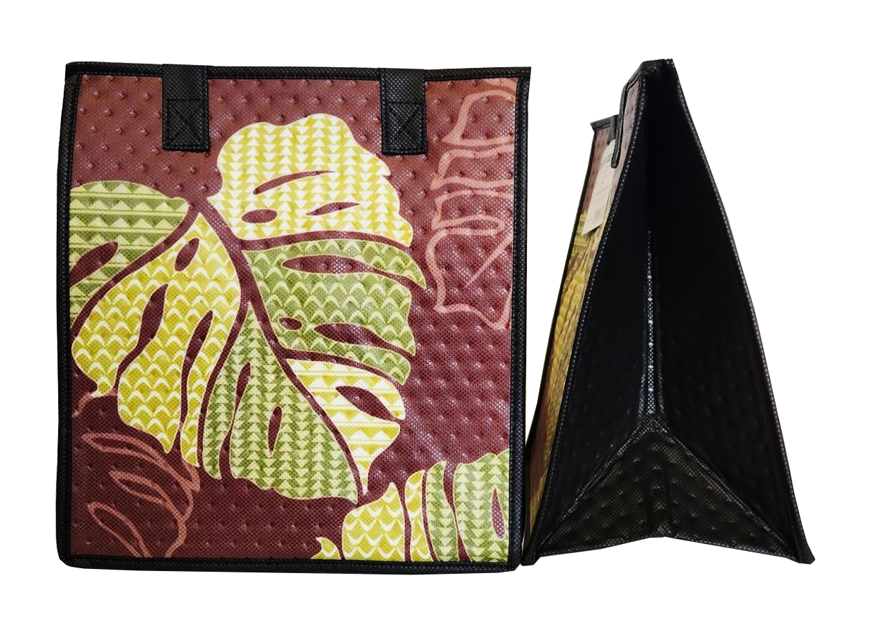 Tropical Paper Garden - Insulated Medium Bag - CHEEHOO BROWN