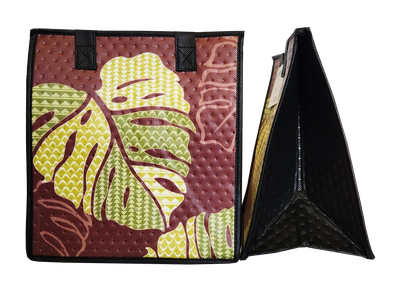 Tropical Paper Garden - Insulated Medium Bag - CHEEHOO BROWN