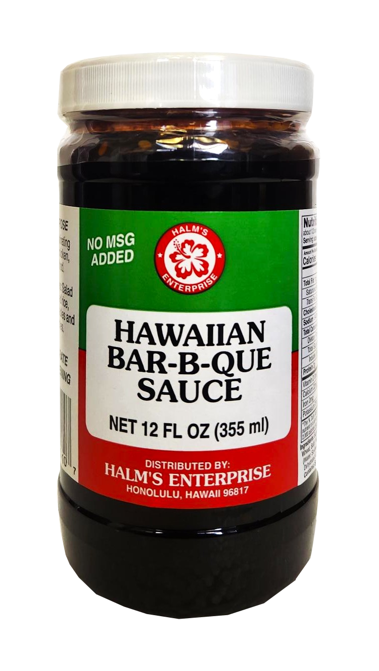 Halm&#39;s Hawaiian Bar-B-Que Sauce 12 fl oz