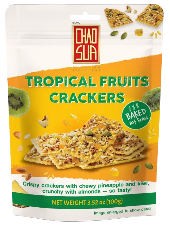 Chao Sua Tropical Fruits Cracker 3.52oz.