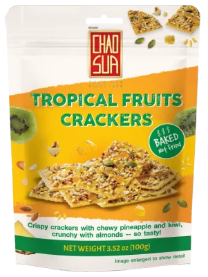 Chao Sua Tropical Fruits Cracker 3.52oz.