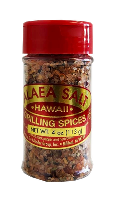 Hawaii Alaea Salt Grilling Spices Bottle 4oz.