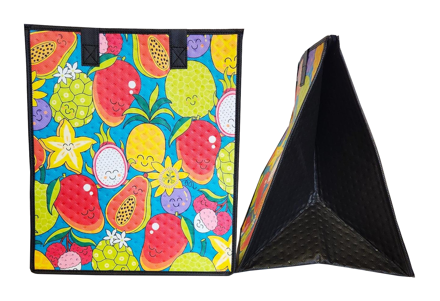 Tropical Paper Garden - Insulated Large Bag - MANGO TANGO TEAL LRG