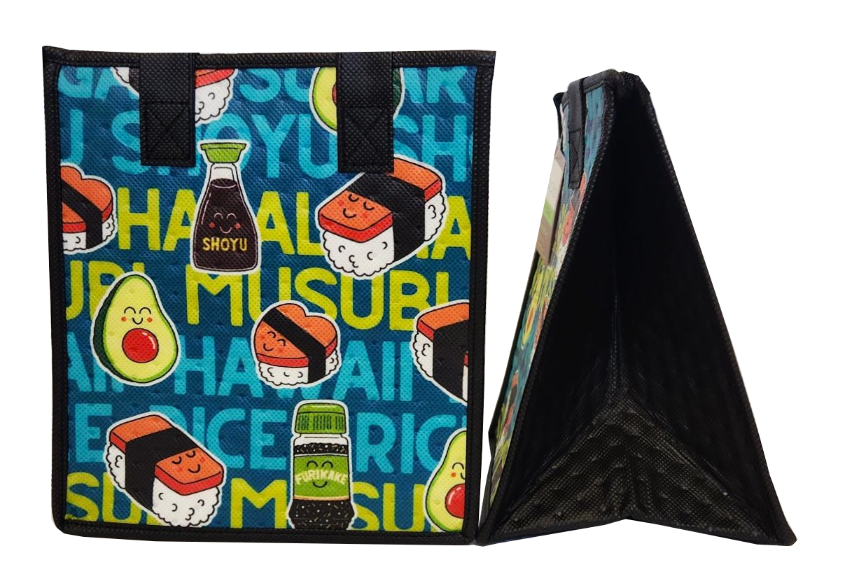 Tropical Paper Garden - Insulated Small Bag - SHOYU SUGAR TEAL PET