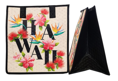 Tropical Paper Garden - Insulated Medium Bag - HAWAII BLOOMIN CREAM MED