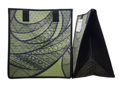 Tropical Paper Garden - Insulated Medium Bag - ENVY GREEN MED