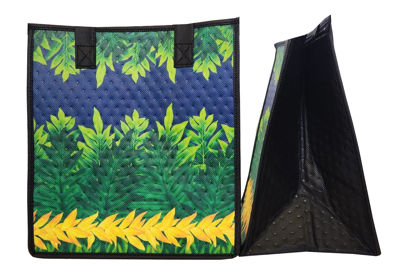 Tropical Paper Garden - Insulated Medium Bag - ILIHAU NAVY MED