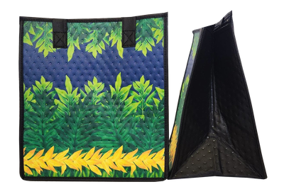 Tropical Paper Garden - Insulated Medium Bag - ILIHAU NAVY MED