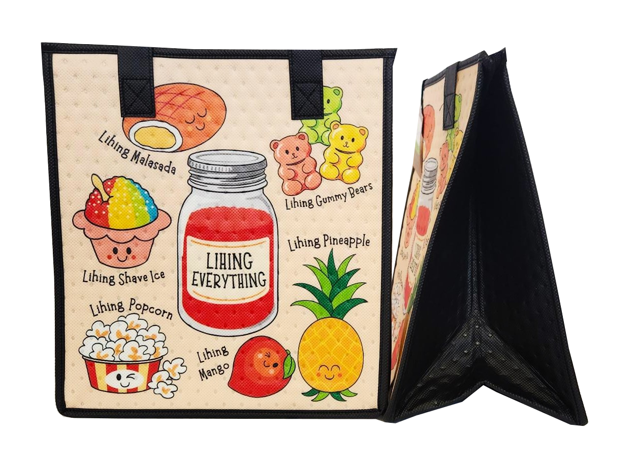 Tropical Paper Garden - Insulated Medium Bag - LIHING EVERYTHING CREAM MED