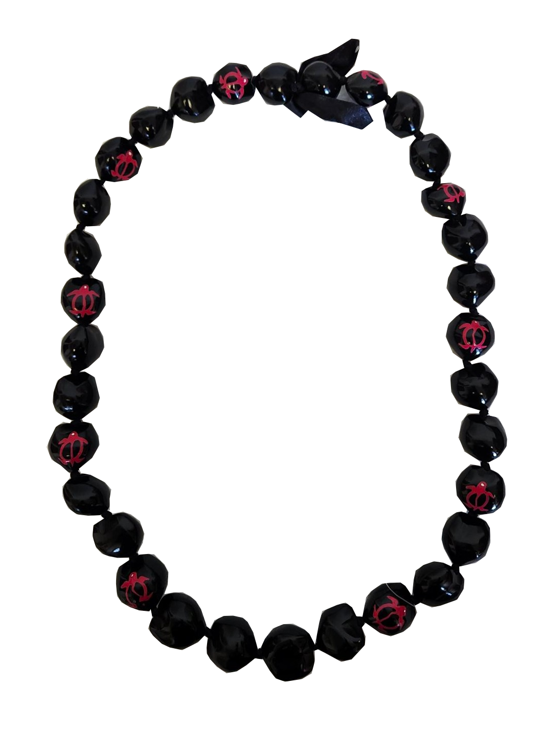 Kukui Nut Lei w/ Honu - Pink