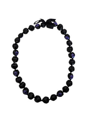 Kukui Nut Lei w/ Honu - Purple