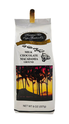 Hawaiian Isles Coffee Roasters Co. Milk Chocolate Macadamia Ground Coffee 8oz.