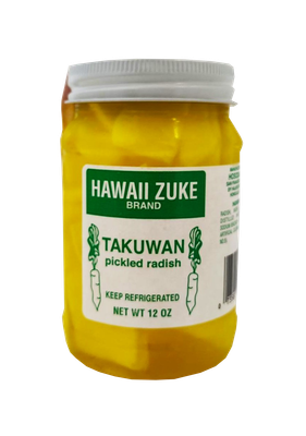 Hawaii Zuke Brand Takuwan Pickled Radish - Mild 12oz