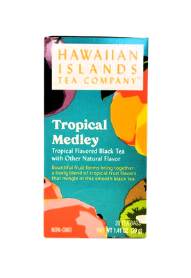 Hawaiian Islands Tea Co. Tropical Medley Tropical Flavored Black Tea 20CT/EA 1.41oz