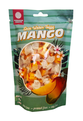 Hawaiian Sweets Salt Water Taffy - Mango 7oz