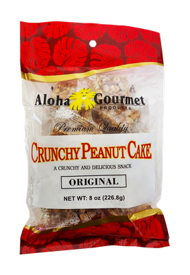 Aloha Gourmet Crunchy Peanut Cake 8oz.