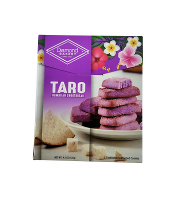 Diamond Bakery Hawaiian Shortbread Cookies - Taro 4.4 oz.