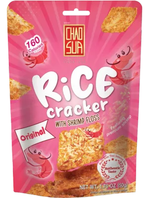 Chao Sua Rice Cracker with Shrimp Floss - Original 1.76oz.