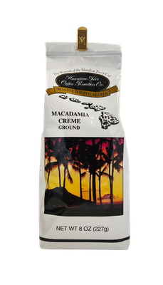 Hawaiian Isles Coffee Roasters Co. Macadamia Creme Ground Coffee 8oz.