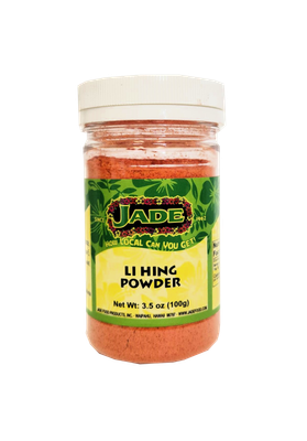 Jade Li Hing Powder 3.5 oz Jar (NOT FOR SALE TO CALIFORNIA)