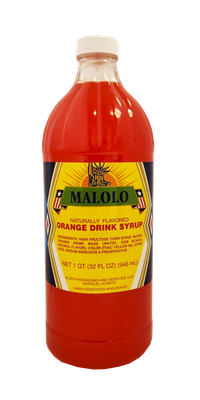 Malolo Orange Drink Syrup 32 oz