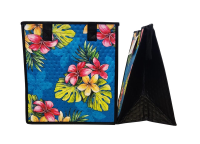 Tropical Paper Garden - Insulated Medium Bag - HUMANITY TEAL