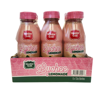 Meadow Gold Lychee Lemonade Drink 6-pack 12oz.
