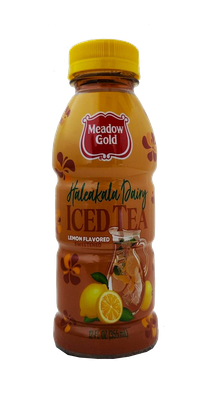 Meadow Gold Haleakala Dairy Lemon Flavored Sweetened Iced Tea Drink 12oz.