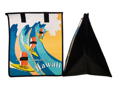 Tropical Paper Garden - Insulated Large Bag - MUSUBI HANG TEN SUN LRG