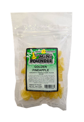 Aloha Gourmet Da Mini Pounder Golden Pineapple 6 oz